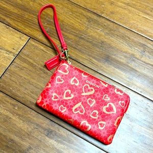 Mini Coach Wristlet